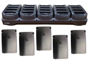 Tc21/tc26 Battery Charger Bundle Includes 20-slot Battery Charger Basic Batteries Power Supply