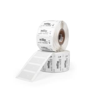 Label Synthetic 100 X 13mm Coated Thermal Transfer Polyester Coated High Perfomance With Foam