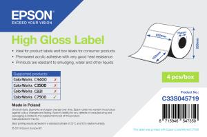 High Gloss Die-cut 102mmx152mm 800 Lbls