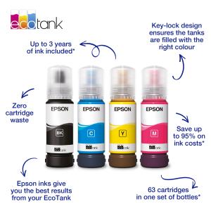 Ink Bottle - 104 Ecotank - 65ml - Cyan