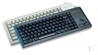 Corded G84-4400 Compact Ultraflat - Keyboard with Trackball - Ps/2 - Black - Azerty Belgian