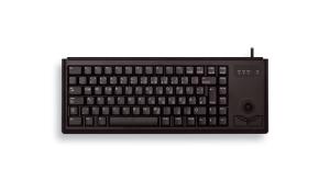 Corded G84-4400 Compact Desktop Ultraflat - Keyboard with Trackball - USB - Black - Qwerty US/Int'l