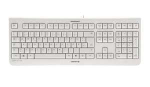 KC 1000 Flat Keyboard - Corded USB - Light-Grey - Azerty Belgian