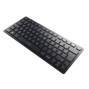 KW 9200 Mini Compact Rechargeable Keyboard - Wireless Or Bluetooth - Black - Azerty Belgian