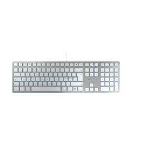 Corded KC 6000C Keyboard - USB - Sliver - Qwerty Nordic