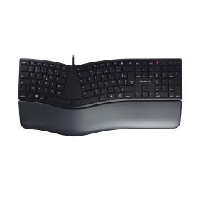 Corded KC 4500 ERGO Keyboard - USB - Black - Azerty French
