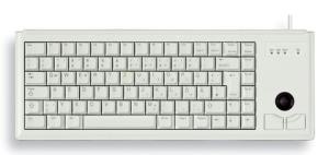 Corded G84-4400 Compact Ultraflat - Keyboard with Trackball - Ps/2 - Grey - Qwerty US