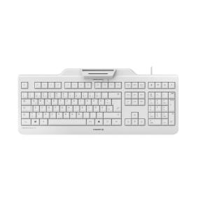 Corded SECURE BOARD 1.0 Ergonomic Keyboard - with Integrated Reader - USB - Black - Azerty Belgian