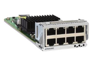 8x10GBASE-T Port Card - 100M/1G/2.5G/5G/10G (APM408C)