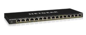 Unmanaged Essentials Switch PoE+ GS316P - 16-Port GbE (115W)