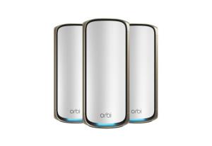 Orbi RBE973S Dual-band Wi-Fi 7 Mesh System - 3 Pack (1x Router + 2x Satellite) White