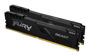 32GB Ddr4 3200MHz Cl16 DIMM (kit Of 2) 1gx8 Fury Beast Black