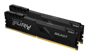 16GB Ddr4 3000MHz Cl15 DIMM (kit Of 2) Fury Beast Black