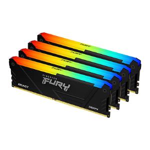 128GB Ddr4-3200mt/s Cl16 DIMM (kit Of 4) Fury Beast Rgb