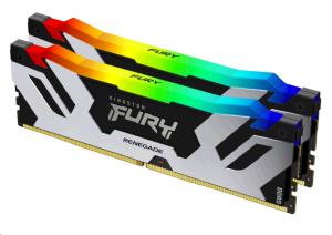 48GB Ddr5 8000mt/s Cl38 DIMM Kit Of 2 Fury Renegade RGB Silver