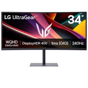 Gaming USB-c Curved Monitor - 34g630a-b - 34in - Wqhd (3440x1440) - 1ms - 21:9 Va - Black