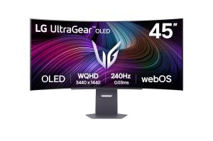 Gaming USB-c Curved Monitor - 45gx90sa-b - 34in - Wqhd (3440x1440) - 21:9 Oled - Black