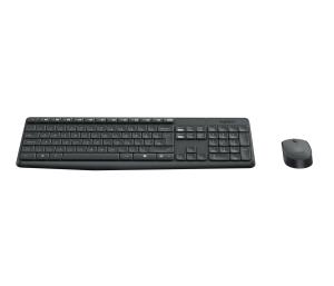 Mk235 Wireless Keyboard / Mouse Grey Qwerty Us Intll