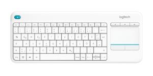 Wireless Touch Keyboard K400 Plus - White - Qwertzu German