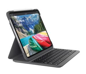Slim Folio Pro For iPad Pro12.9in (3rd G) Graphite - Azerty French - Central