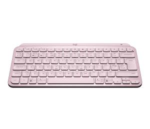 Minimalist Wireless Illuminated Keyboard - Mx Keys Mini - Rose - Qwerty Uk