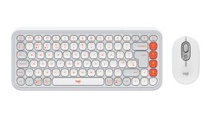 Wireless Combo - Pop Icon - Off White & Orange Qwerty UK
