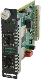 Cm-4gpt-dsfp 2slot 4.25gb/s Sfpmanaged Media Converter Module