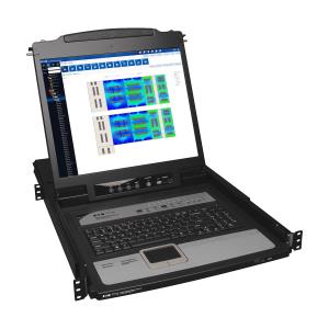 TRIPP LITE NetDirector 16-Port 1U Rack-Mount Console IP KVM Switch w/19 in LCD