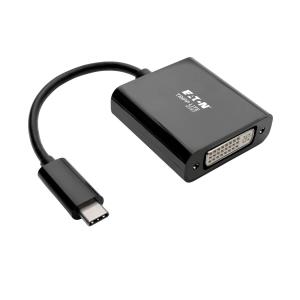 ADAPTER: USB-C TO DVI ADAPTER 1080P M/F BLACK