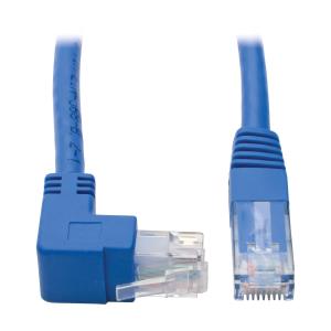 TRIPP LITE Patch Cable - CAT6 - molded - 30cm - Blue - Right-Angle Up