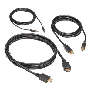 HDMI KVM CABLE KIT  4K HDMI USB 2.0 3.5 MM AUDIO (M/M) BLACK
