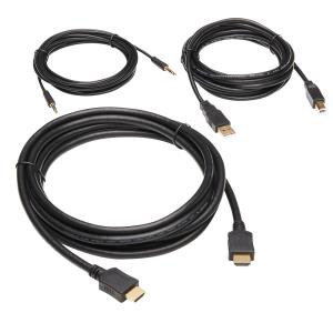 HDMI KVM CABLE KIT  4K HDMI USB 2.0 3.5 MM AUDIO (M/M) BLACK