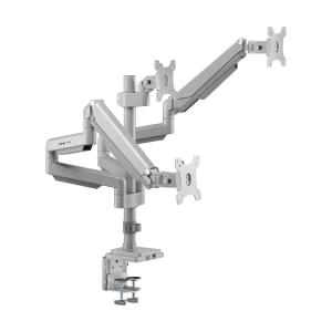 TRIPLE-DISPLAY FLEX-ARM DESKTOP CLAMP FOR 17IN TO 30IN FLAT-SCRE