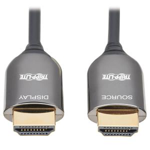 8K HDMI PLENUM-RATED FIBER AOC 8K UHD 60 HZ HDR M/M BLACK 15M
