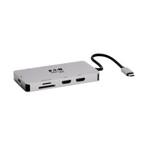 TRIPP LITE Docking Station USB-C - 2x USB-A 3.0 / USB-C / RJ45 / 2x HDMI / MICRO SD, SD - 100w Power delivery