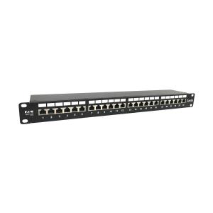 TRIPP LITE 24-Port CAT6a Shielded Patch Panel - 10 Gbps, STP, 110 Punch Down, RJ45, 1U, TAA