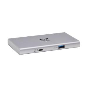 TRIPP LITE 4-Port Thunderbolt 4 Hub - 8K, 2x 4K 60 Hz, USB 3.2 Gen 2, USB-A Port, 100W Charging, Gray