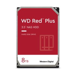Hard Drive - WD Red Plus WD80EFZZ - 8TB - SATA 6Gb/s - 3.5in - 5640 RPM - 128MB Cache