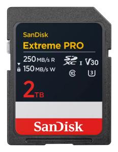 Extreme PRO 2TB SDXC Memory Card 250MB/s 140MB/s UHS-I