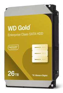 Hard Drive - WD Gold WD241KRYZ - 26TB - SATA 6Gb/s - 3.5in - 7200rpm - 512MB Buffer