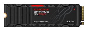 SanDisk Optimus GX PRO 850X NVMe - 2TB - Pci-e 4.0 x4 - M.2 2280 - with Heatsink