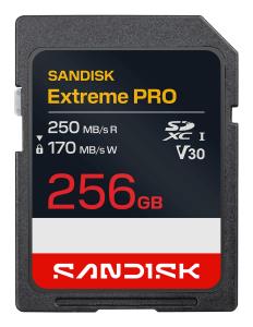 SanDisk Extreme PRO SD UHS-I 256GB 250MB/s