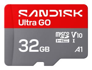 SanDisk Ultra GO microSD UHS-I Card - 32GB 120MB/s R