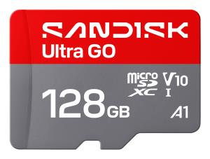 SanDisk Ultra GO microSD UHS-I Card - 128GB 190MB/s R