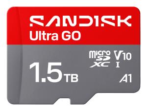 SanDisk Ultra GO microSD UHS-I Card - 1.5TB 190MB/s R
