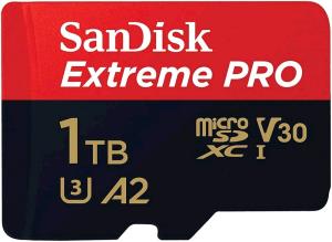 SanDisk Extreme PRO microSD UHS-I Card - 1TB 250MB/s