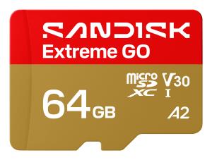 SanDisk Extreme GO microSD UHS-I Card - 64GB 170MB/s