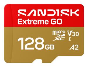 SanDisk Extreme GO microSD UHS-I Card - 128GB 240MB/s