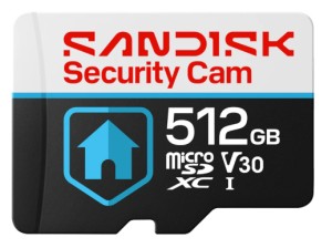 SANDISK Security Cam Card - Up to 100MB/s - 512GB