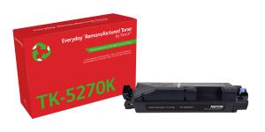 Everyday Remanufactured Compatible Toner Cartridge - Kyocera TK-5270K - Standard Yield - 8000 Pages - Black